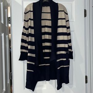 Waterfall Front Cardigan Sweater Size L